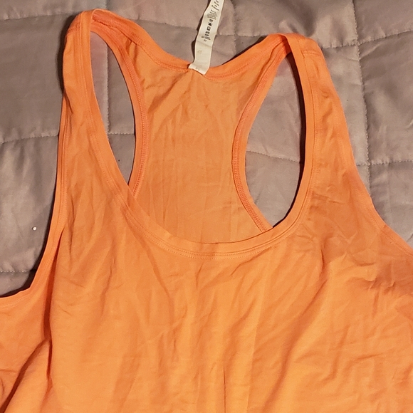 🍋Lululemon Love Racerback Tank Sz 12 Coral Orange - Picture 3 of 3
